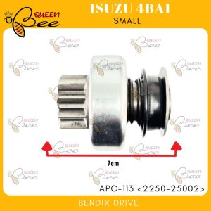 QBEE Bendix Drive Starter Clutch Gear for Isuzu 4BA1 Small Type APC-113 2250-25002