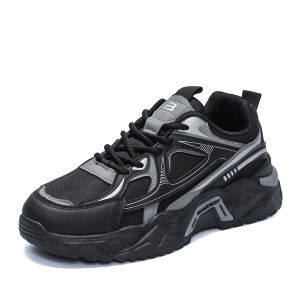 Sepatu Pria Olahraga Sneakers Sekolah Cowok Bertali Sepatu Kasual Sol Empuk Classic Breathable QNC902