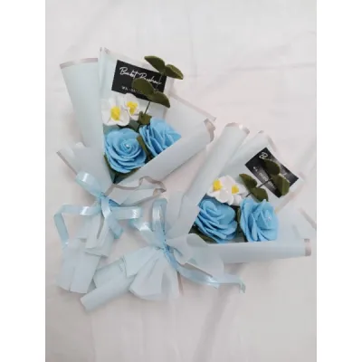 KOREAN ( 2TK.C ) Buket mawar flanel mini