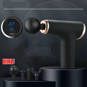 รับประกัน 3 ปี เปลี่ยนใหม่ฟรี ปืนนวด กล้ามเนื้อ เครื่องนวดไฟฟ้า บรรเทาอาการปวดเมื่อยกล้ามเนื้อในหนึ่งวินาที ปรับได้ 32 ระดับ massager gun