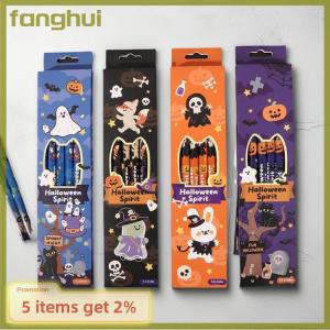 fanghui ดินสอธีมฮาโลวีน12ชิ้น เซ็ตสำหรับเด็กวันเกิดปาร์ตี้ฮาโลวีนของขวัญการ์ตูนฟักทองผีดินสอสำหรับรางวัลโรงเรียน