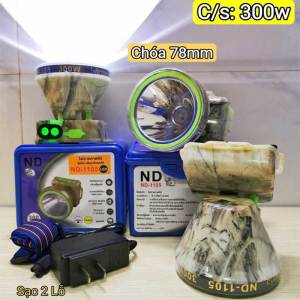 Đèn pin đội đầu siêu sáng kín nước công tắc đôi 3 chế độ T18 - 1105