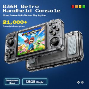 R36S game console 3.5-inch IPS screen portable game console 128G retro handheld game console built-in 15000+ classic games Linux system handheld game console