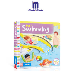 Busy Swimming (Busy Books) Board book by Rebecca Finn