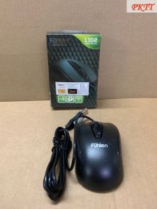 [Chính hãng] [Ảnh thật] [Có bảo hành] Chuột Có Dây Fuhlen L102 Optical Black USB - Hàng Nhập Khẩu