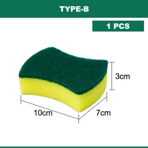 Encora Dishwashing Sponge Span Basuh Pinggan Mangkuk Cleaning Sponge Scrubber Kitchen Utensil Scouring Pads 洗碗海绵百洁布