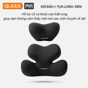 Bộ gối đầu tựa lưng chính hãng Quees với thiết kế đột phá mới