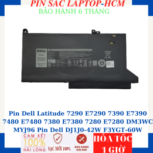 Pin Laptop Dell Latitude 7290 E7290 7390 E7390 7480 E7480 7380 E7380 7280 E7280 DM3WC MYJ96 Pin Dell DJ1J0 - 42W F3YGT - 60W