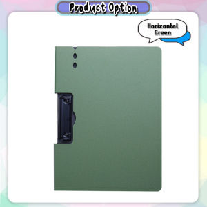 [Little B House] A4 Clipboard Writing Board Folder With Clip Document Storage Organizer Stationery 文件夹 Papan Klip - ST36