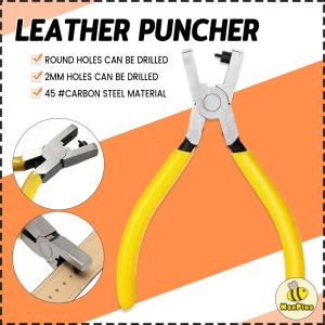 MaxPlus Punch Pliers 2mm Round Hole Leather Watch Band Strap Hole Puncher