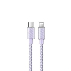 MCDODO CA-3661 / CA-3662 PD 36W Type C To Lightning Data Cable Fast Charging PVC Nylon Braided Cord Blue / Purple