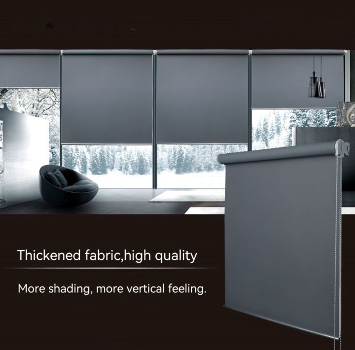 Roller Blind Fabric Window Shades Fabric Noiseless Blackout PVC for ...