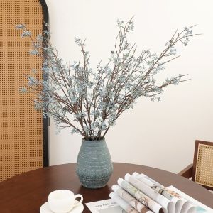 MAOMEI STUDIO Làm thủ công Quả bạch đàn nhân tạo Cây xanh Nhựa Cây giả Hiển thị điểm nhấn Cảm giác chân thật Cây khuynh diệp mô phỏng Trang trí nhà cửa
