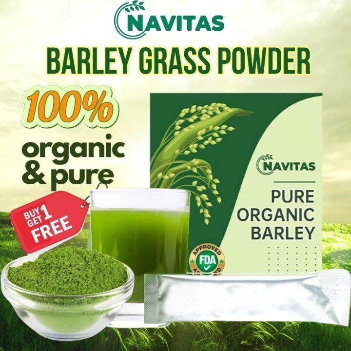 Sylz54 NAVITAS Barley Grass Powder Original Barley Detox Tea 100 Pure ...