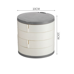 Rotating Multilayer Jewelry Box Earring Storage Box | Bracelet Earrings Necklace Jewelry Stand Dustproof Box