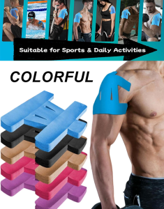 ❤️Sports Knee Tape❤️Muscle Tape 肌肉贴/Pre-Cut Muscle Tape/Sports Muscle Bandage/Knee Muscle Tape/Athlete Running Bandage/Pre-Cut One-Piece Muscle Tape