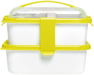 OMADA Sanaliving - Young Lunch Box Set with 2x1L and cutlery ( Exclusive Distributor )