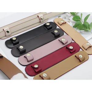 Túi Da Dây đeo giải nén miếng đệm vai rộng túi da bò dây đeo miếng đặt Vai xử lý kẹp cố định Phụ kiện túi