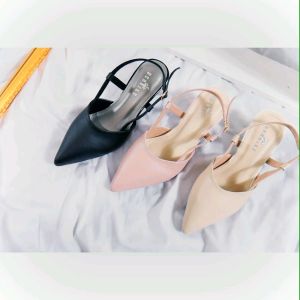 Sepatu Sandal High Heels Hils Haihils Hels Kondangan Pesta Wanita Cewek Hak Tinggi Tali 5cm Terbaru Kekinian Melia