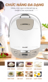 [Hàng mới về 2023] Nồi Cơm Điện Tử Sharp KS-COM191EV-WH 1.8L [8 Chức năng nấu, Màn hình LED, Lòng nồi 3 lớp] - Hàng Chính Hãng Uy Tín Bảo Hành 12 tháng. 
