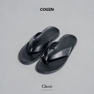 Cogen Sendal Jepit Pria Kulit Sandal Cowok Classic Series