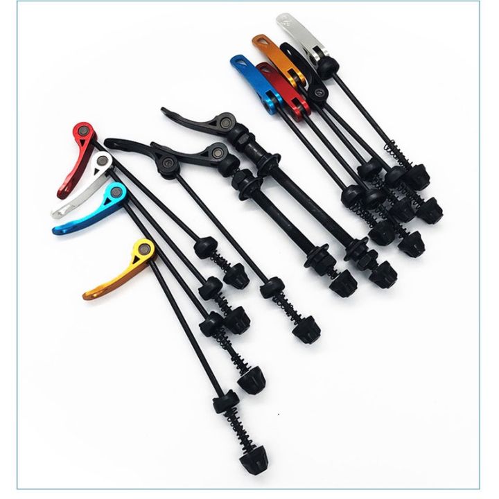 MTB Bike Wheel Hub Skewers Quick Release Bolt Lever Axle Aluminum Alloy