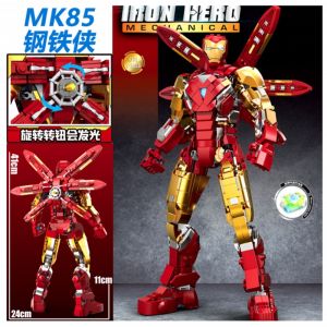 MARVEL Building Blocks The Avengers Iron Man Anti-Hulk Mech Gears of War Transforming Mecha Model DIY Toys Gifts