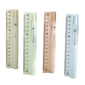 Multifunctional 3 in 1 Compass Drawing Ruler Tool Portable School Geometry Tool For Students Engineers Drawing Measuring