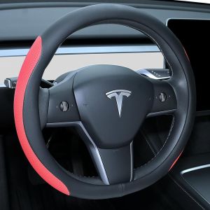 Compatible for Tesla Model 3/Y Steering Wheel Cover Anti-Slip Breathable All-Season
