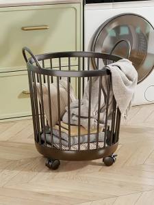 Dirty Clothes Laundry Basket Rack Laundry Storage Laundry Basket Wheels Clothes Storage Basket Laundry Baskets Rack Pulley Movable