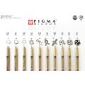 ปากกาตัดเส้นพิกม่า ซากุระ (SAKURA Pigma Pen) แบบหัวเข็ม. 