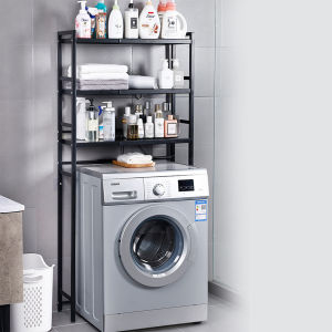 Newyorkbigsale ชั้นวางคร่อมเครื่องซักผ้า ชั้นวางของในห้องน้ำ ชั้นวางของ 3 ชั้น No.Y1486