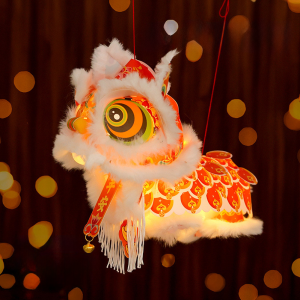 2026 New Year of the Horse Ruibao lion awakening lantern handmade New Year DIY Lion Lantern Kits
