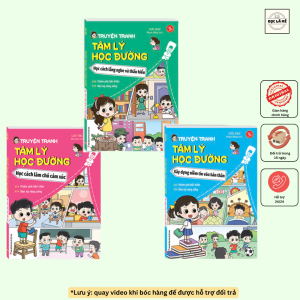 Sách - Combo 3c Truyện tranh tâm lý học đường - Làm chủ cảm xúc Xây dựng niềm tin vào bản thân Học cách lắng nghe