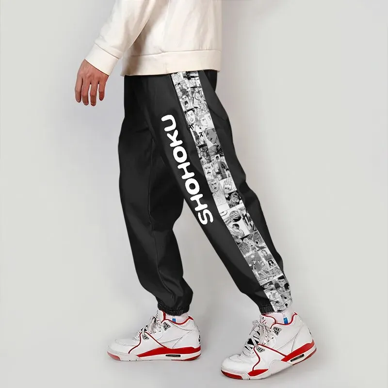 Anime SLAM DUNK Shohoku Sweat Pants 3D Joggers Pants Casual