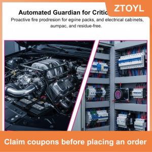 【ZTOYL】 Chữa Cháy Sticker Tự Động Kích Hoạt Không Độc Hại Cho Hộ Gia Đình Hộp Đồng Hồ Động Cơ Xe Tủ Khẩn Cấp Sử Dụng