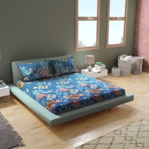 Sprei set bahan katun/lembut/adem motif elegan 90x200-200x200