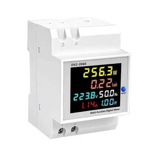 DIN Rail Voltages Current Meter Single Phase Energy Meter Home Digital Display Electricity Meter Easy to Install