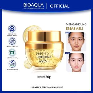 BIOAQUA 24K Gold Hydrating Essence Cream Face Skin Care Cream Krim Wajah 50g