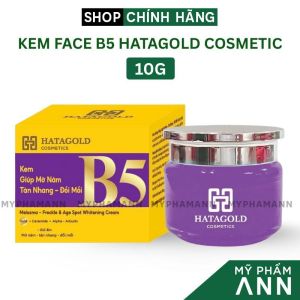 Kem Face B5 Hatagold Cosmetics 10g Màu Tím - Kem Hatagold B5 Chính Hãng - Mỹ Phẩm Ann