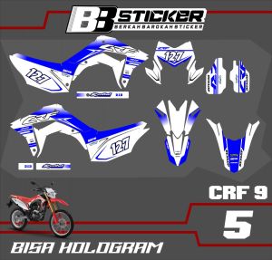 STICKER PREMIUM Setiker Decal CRF 150 L minimalis Fullbody-Dekal CRF 150 L Motor Trail Crf 9