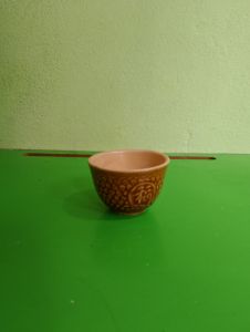 chén bánh bò men nâu 30 cái