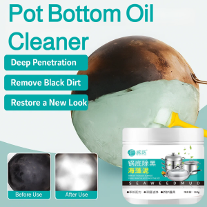 Kitchen Cleaner Seaweed Cleaning Mud Degreasing Cleaner for Black Scale in Pots and Pans 锅底黑垢清洁泥