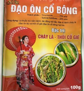 [100 Gói] Đạo ôn nicotex 100gr - đạo ôn cổ bông - phòng và trừ cháy lá - thối cổ gié - tích hợp công nghệ phun Drone
