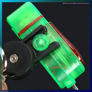 Snowdreamer อุปกรณ์เตือนการตกปลาแบบไฟฟ้าอุปกรณ์เสริมกระดิ่งตกปลาตัวชี้วัดความไวเสียงสัญญาณเตือนปลากัดสำหรับเบ็ดตกปลา