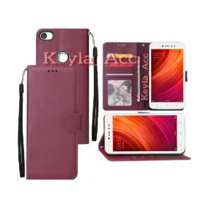 CASE DOMPET UNTUK XIAOMI REDMI NOTE 5A FLIP COVER LEATHER PREMIUM CASING SARUNG BUKU HP