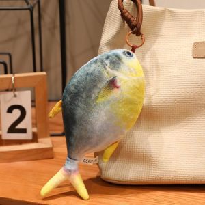 NOBLELYN 3D Simulation Fish Fish Plush Toys 20CM Realisti Fish Series Hanging Fish Doll Lovely Plush Stuffed Fish Pendant Keychain Gifts
