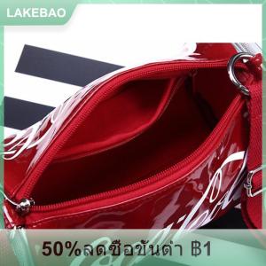【LAKEBAO】 โซ่กระเป๋าผู้หญิง Party กระเป๋าหรูสำหรับงานตอนเย็น Coke กระเป๋าสะพายไหล่กระเป๋าสะพายข้าง