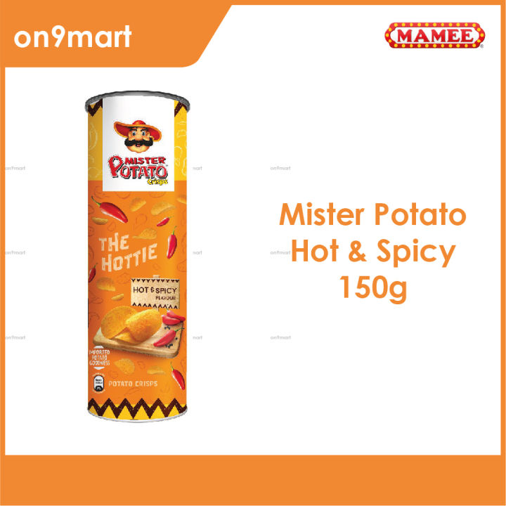 Mamee Mister Potato Crisps Hot And Spicy Snacks 145g150g Lazada 6147