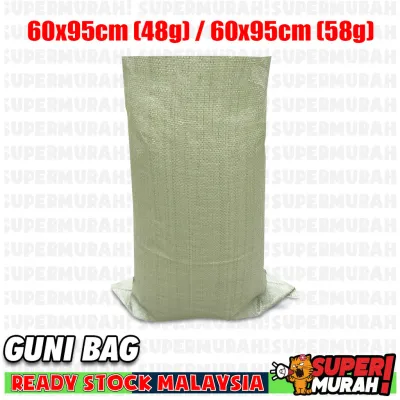 HEAVY DUTY PP Woven Courier Parcel Storage Guni Sand Bag Plastik Karung Guni Beg Tahan Lasak 蛇皮编织袋麻袋